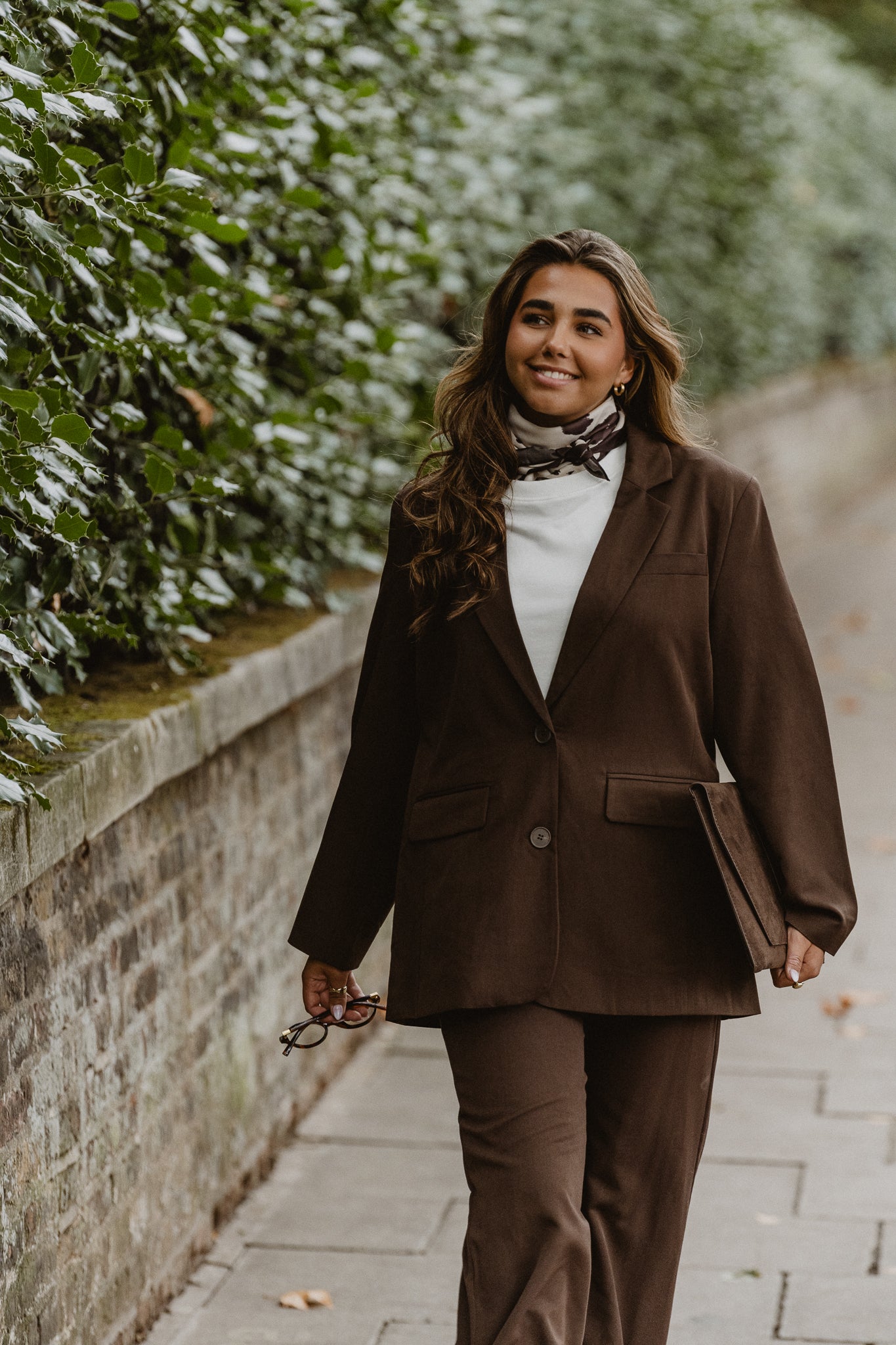 PCKAMIL Blazer - Hot Fudge